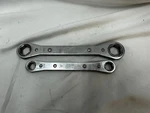 Two Snap On Point Ratcheting Box Wrenches R1618S R2426S 1/2 9/16 13/16 3/4. Fixed Price $29.99.