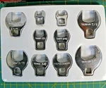 10 Piece Crowfoot Wrench Set Michigan Industrial Tools 2575 New Open Box. Fixed Price $24.95.