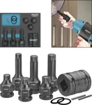 Hazet Power Socket Wrench Inserts Pieces 3/4 Inch 1/2 Multi-tooth Xzn 990S/11. Fixed Price $185.71.