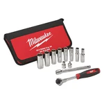 Milwaukee Tool 48-22-9000 3/8 In Drive Socket Wrench Set Sae 12 Pieces 5/16. Fixed Price $79.99.