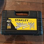 New Stanley 20-PIECE Ratchet Set Sae/mm 1/4" Drive Case 6-13MM 5/32-1/2. Fixed Price $25.00.