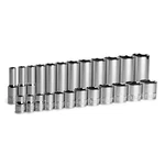 Capri Tools 3/8 In. Drive Shallow And & Deep Set 8-25 Mm, Chrome. Fixed Price $92.41.