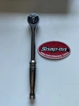 Snap On Tools 3/8" Drive Fine Tooth Vintage Standard Handle Ratchet F872. Fixed Price $84.95.