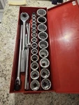 Proto Socket Wrench Set: 1" Drive, 30-PIECE, 12-POINT, Sae Standard, 7/8" To.... Fixed Price $750.00.