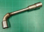 Facom NO75 28MM Vanachrome, Pass Through Angled Socket Wrench Made In France. Fixed Price $20.40.