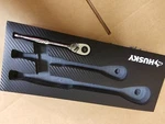 Brand New Husky 1/4 Drive Chrome Polish Ratchet Long Beam Extended 2.5 Arc Swing. Fixed Price $19.95.