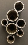 Mac Tools Usa 3/4 Drive 12 Point & 6 Chrome Sockets Set. Fixed Price $150.00.