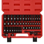 Ementol 49PCS 3/8" Drive Deep And Shallow Impact Socket Set, Sae/metri. Fixed Price $51.09.