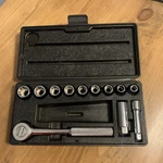 12 Pc Metrinch 3/8 Drive Ratchet Metric And/or Sae Socket Set W/ Case Made Usa!. Fixed Price $79.99.