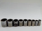 Vintage Wright Tools Drive Shallow Sae Sockets 3/8" 7/8" 3012 3128. Fixed Price $29.95.