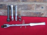 Armstrong Tools 12-917, 1/2 Dr 11" Breaker Bar, Extensions, 3/4 Adapter. Fixed Price $44.99.