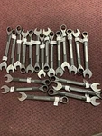20 X Craftsman Black 11/16 Combo Wrench Universal Spline 12961. Fixed Price $99.88.