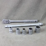 Vintage None Better 1/2" Drive Rachet Extension & Sockets 12 Point New Britain. Fixed Price $52.50.