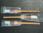 Set Of 3 - Carlisle 4040000 Sparta Chef Series 1"W Round Nylon Brush Wood Handle. Fixed Price $24.00.