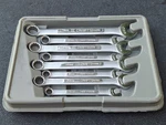 Nos Vintage Craftsman -v- / -vv- Usa 8-PC Metric Wrench Set 9MM-17MM. Fixed Price $99.99.