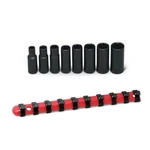 Wright Tool 314 3/8" Drive Piece Deep Impact Socket Set 6-POINT On Clip Rail. Fixed Price $90.96.