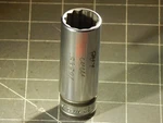 Snap On 1/2" Drive Deep Socket 22MM SM22 12PT Point Vintage Black Line. Fixed Price $21.84.