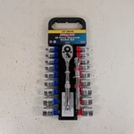 Channellock 302965 3/8" Drive Universal Metric & Sae Socket And Ratchet Set. Fixed Price $15.99.