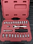 Sexy Sears Craftsman 27PC Max Axess Socket Wrench Set 32818 Pass Thru 1/4 Nos. Fixed Price $214.95.
