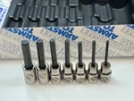 Nos Armstrong Tools Usa 7PC Sae 1/8-3/8" Hex Driver Socket Set, Drive, Tray. Fixed Price $109.99.