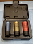 Gearwrench 3-PIECE High-strength Thin Wall Impact Lug Socket Set. Fixed Price $27.00.