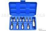 12PC Tamper Proof 6PT Star Lobe Torx Plus Bit Socket Set. Fixed Price $16.95.
