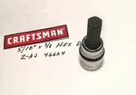 Craftsman 5/16" 3/8" Drive Hex Bit Socket Z-aj 46664 Free Usa Shipping. Fixed Price $9.96.
