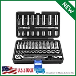 Epauto 45 Pieces 3/8" Drive Socket Set With 72-TOOTH Pear Head Ratchet. Fixed Price $58.96.