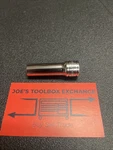 Snap-on Tools Usa New 3/8" Drive Sae Deep 6 Point Chrome Socket SFS121. Fixed Price $15.00.