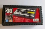 40-PIECE Socket Tool Set Ratchet Metric Sae 1/4" & 3/8" Drive W/ Case. Fixed Price $9.99.