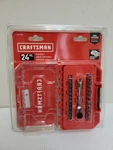 Craftsman 24 Piece Ratchet Bit Driver Set - CMMT12007. Fixed Price $21.21.