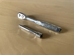 Dewalt DWMT81096 1/4" Quick Release Reversible Ratchet, Pear Head With Extension. Fixed Price $29.99.