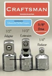 Craftsman 3/8" Drive Socket Accessory Extension Adapter Reducer Set 3/8-IN.. Fixed Price $16.96.