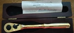 Craftsman 75TH Anniversary 22 Karat Gold Plated Socket Wrench. Fixed Price $80.00.