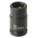 Grey Pneumatic 1/4" Drive X 8MM Magnetic Impact Socket, 6 Point. Fixed Price $15.46.
