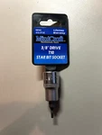 Mintcraft 3/8" Drive T10 Star Bit Socket 432-5718. Fixed Price $5.00.