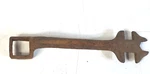 Antique Buggy Model Wrench Rusty Steel Or Gold.. Fixed Price $14.25.