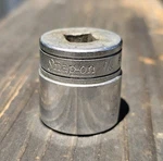 Snap-on F281, 7/8 12 Point, 3/8 Drive Shallow Chrome Socket. Fixed Price $6.99.