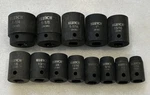 Klutch Impact Sockets 6 Point 1/2" Drive Sae 13 Pieces. Fixed Price $36.00.