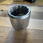 Stanley Proto, 5552, 3/4 Drive, 12 Point, Standard 1-5/8 Professional Usa. Fixed Price $18.00.