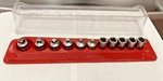 Snap On Tool Set Of 11PC 3/8" PAKLD097, PAKTY240 With Magnetic Socket Tray Usa. Fixed Price $199.00.