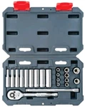 Crescent 26 Pc Ratchet Socket Set, 1/4" Drive, Sae, Deep & Standard, CSWS2C New. Fixed Price $32.99.