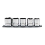 Husky 1/2 In. Drive Metric Large Socket Set (5-PIECE). Fixed Price $19.95.