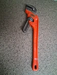 Ridgid 18 Inch Heavy Duty Pipe Wrench Adjustable Serrated Jaw Red Usa Tool. Fixed Price $21.00.