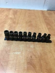 Matco Tools 10PC Metric 3/8" Dr Impact Swivel Socket Set 6PT 10-19MM SBUPM106V. Fixed Price $174.99.