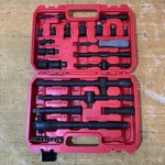 Llndei 43PCS Drive Tool Socket Accessory Set 1/4 3/8 1/2-INCH,. Fixed Price $78.00.