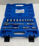 Kt Pro Tool A3004MR 15 Piece Socket 3/8 Drive Metric Storage Blue Case Durable. Fixed Price $54.89.