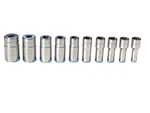 Snap On Usa 110TMSY New Piece 1/4 Drive 6 Point Semi Deep Chrome Socket Set. Fixed Price $164.95.