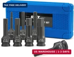 Orion Motor Tech Hex Allen Bit Sockets, 8PC 1/2" Drive Impact. Fixed Price $55.69.