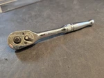 Professional 1/4" Drive Quick Release Socket Wrench Black Face. Fixed Price $11.99.